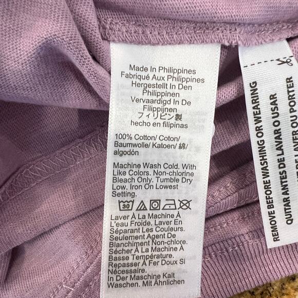 NWT J. Crew Men's Violet Mist Purple Short-Sleeve Slub Cotton Henley - Picture 8 of 9